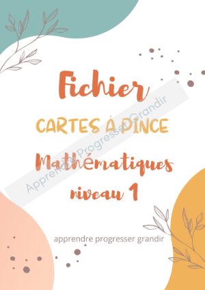 Cartes à pince - apprendre à compter jusqu'à 10