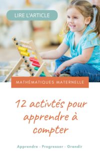 apprendre à compter en maternelle - idées d'activités - épingles pinterest 1