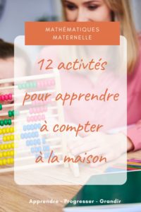apprendre à compter en maternelle - idées d'activités - épingles pinterest 2