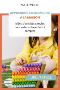 apprendre à compter en maternelle - idées d'activités - épingles pinterest 3