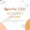Lire et reconnaître les lettres dans les écritures scriptes et cursives - fichier téléchargeable - apprendre progresser grandir